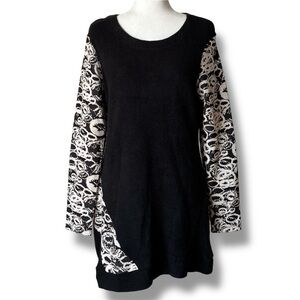 Patrizia Luca Asymmetrical Tunic Dress XL
